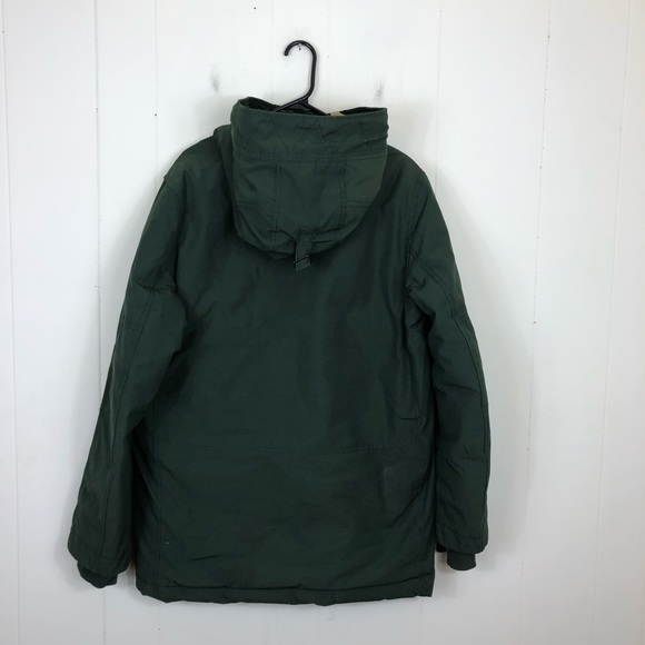 Gap Cold Control Max Modern Green Parka Jacket Sz M - Picture 7 of 13